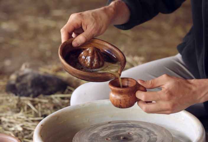 Как сделать соковыжималку из глины