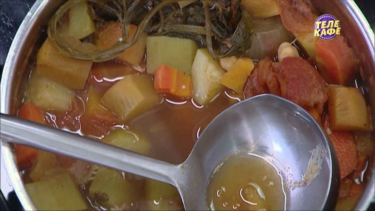 Тушёные овощи для королевского кускуса