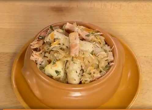 Тушёная квашеная капуста по-немецки