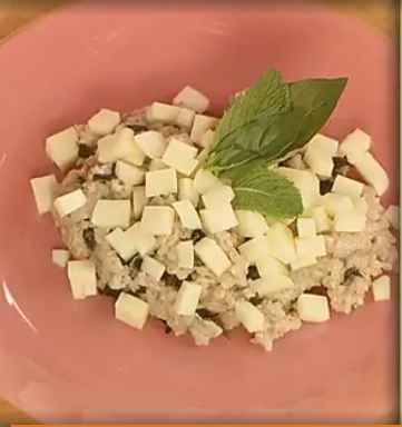 Итальянский салат с бурым рисом