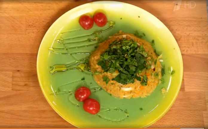 Чечевица с овощами