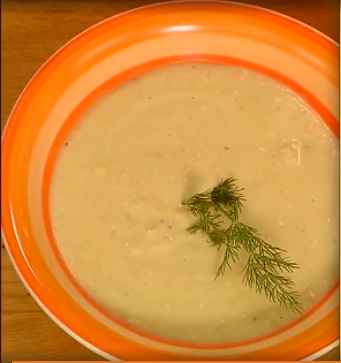 Суп-пюре с консервированной горбушей