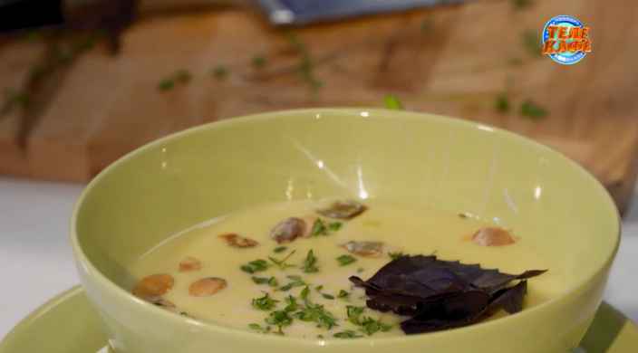 Тыквенный крем-суп с копчёной грудинкой