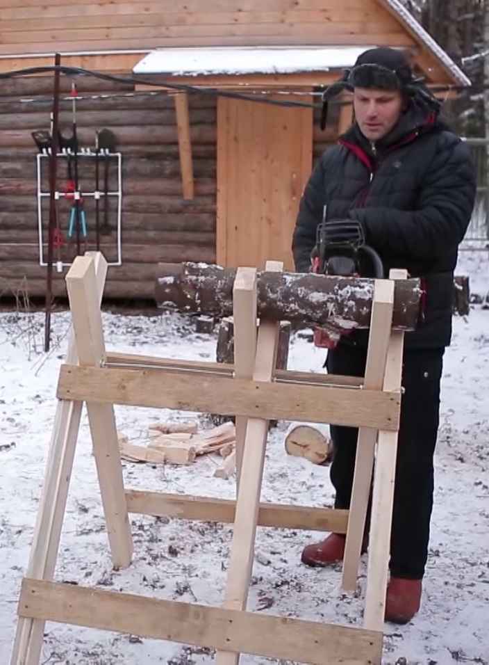 Козлы для распила брёвен