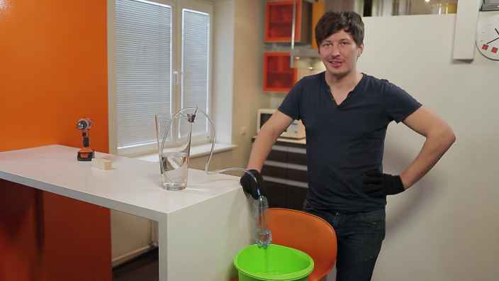 Вакуумная помпа для слива воды