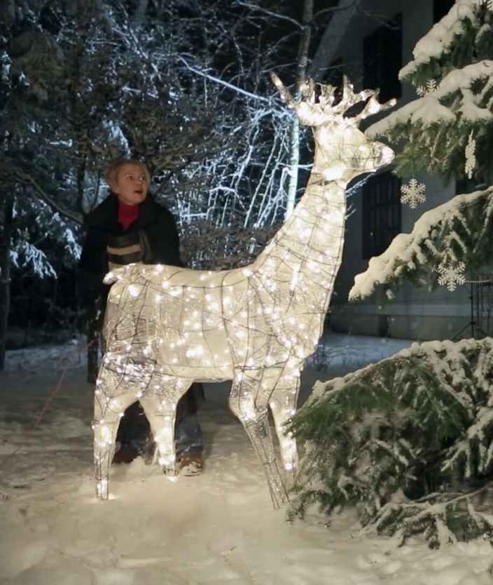 Новогодний светящийся олень. Часть 2