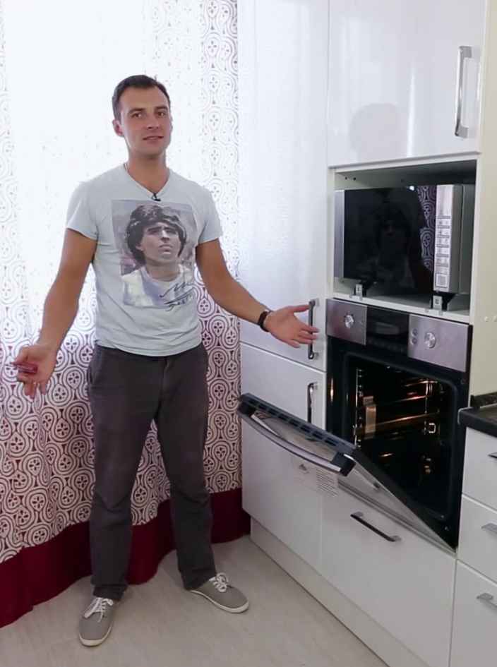 Как установить встраиваемый духовой шкаф