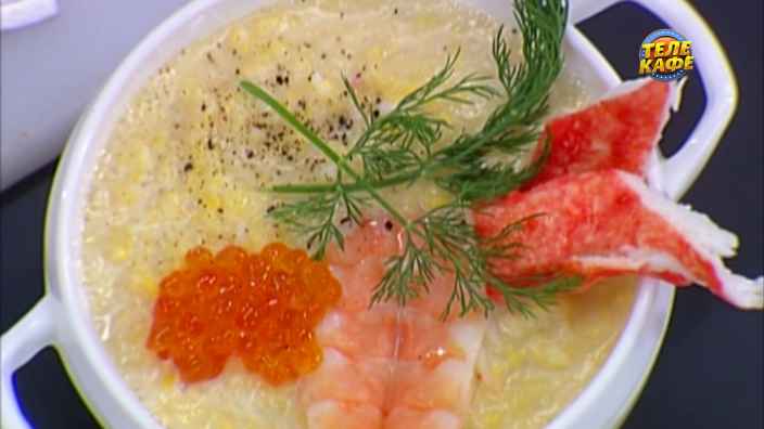 Холодный японский суп из кукурузы и кокосового молока