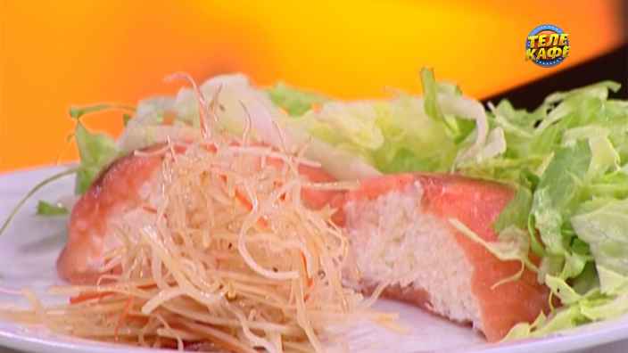 Закуска из слабосолёной сёмги