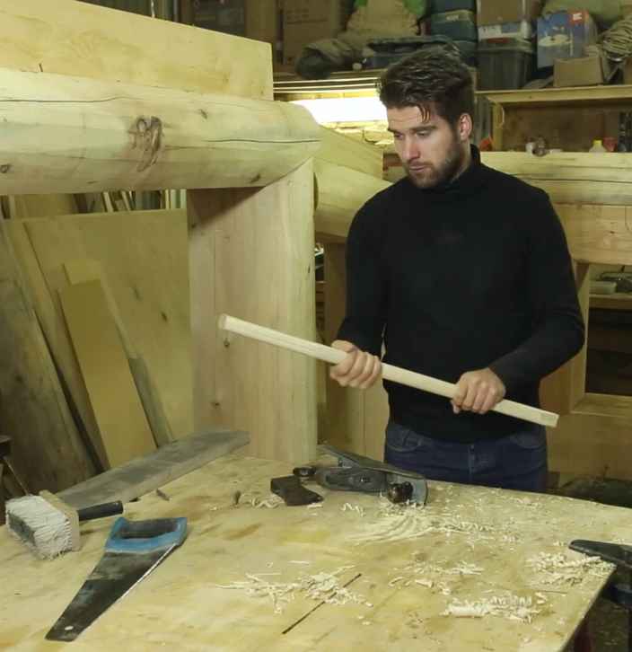 Как сделать топорище для плотницкого топора