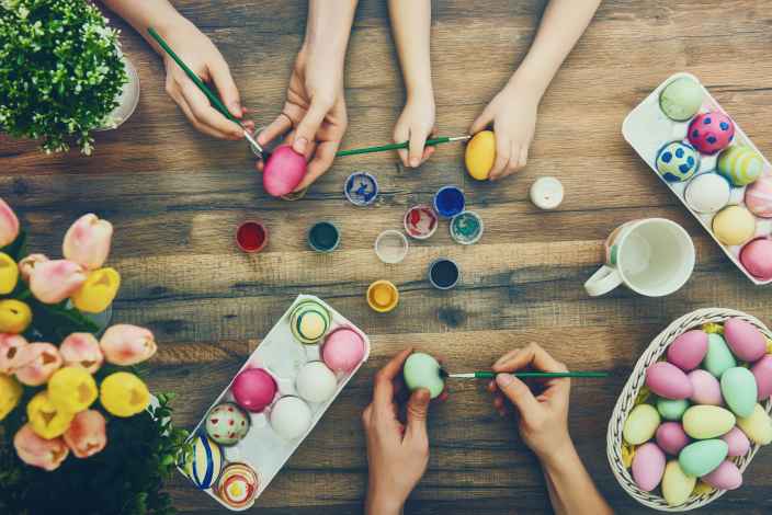Как выбрать краску для пасхальных яиц