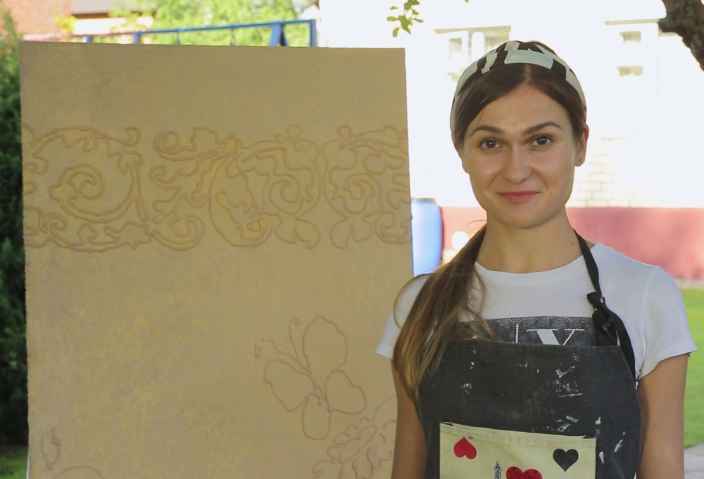 Как сделать барельефный рисунок на стене