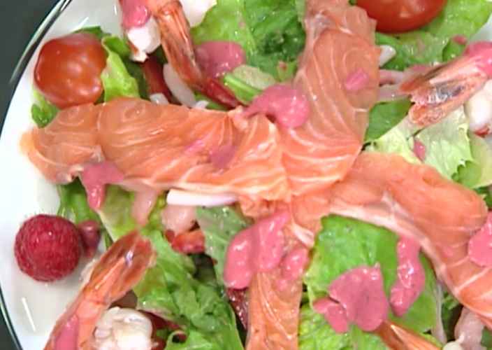 Салат из морепродуктов «Тьерра дель Фуэго»