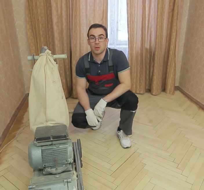 Реставрация паркета: снимаем старый лак и шлифуем покрытие