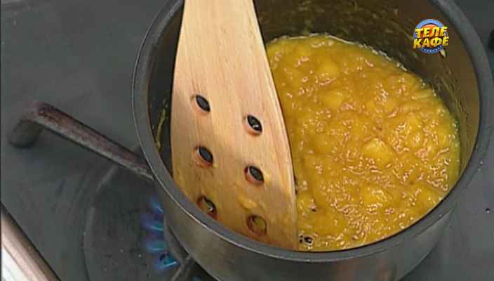 Соус-мармелад из манго с мёдом и лимонным соком