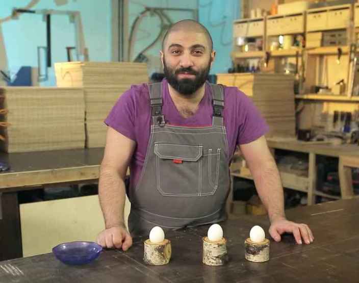Подставка для куриного яйца своими руками