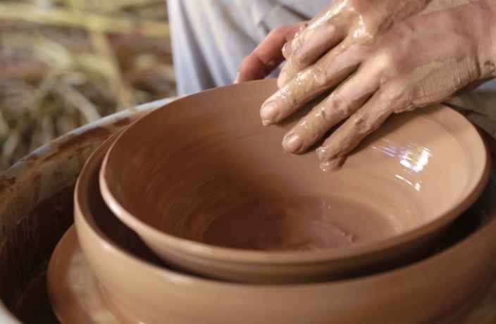 Как сделать из глины тарелку-термос