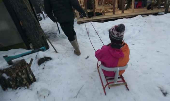 Спинка для санок из полипропиленовых труб