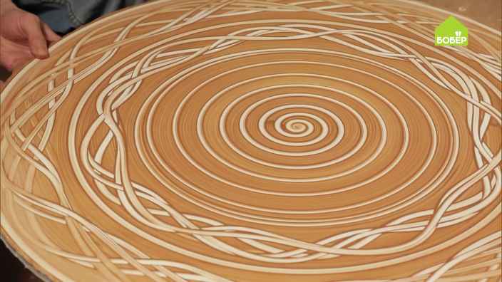 Как сделать картину из глины на гончарном круге