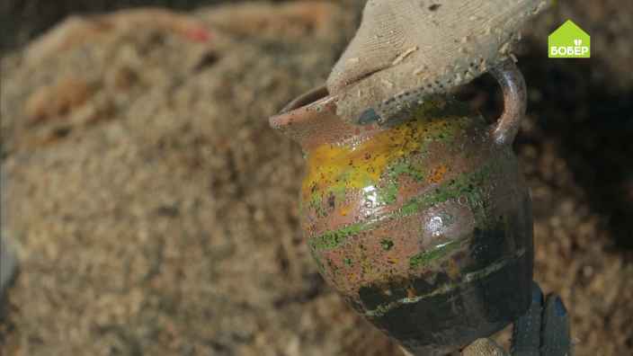 Восстановительный обжиг глиняных изделий в яме
