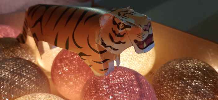 3D тигр