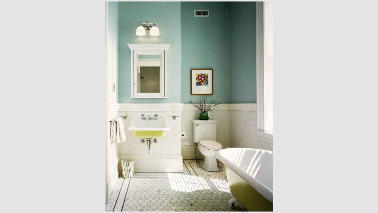 Использование краски в ванной комнате