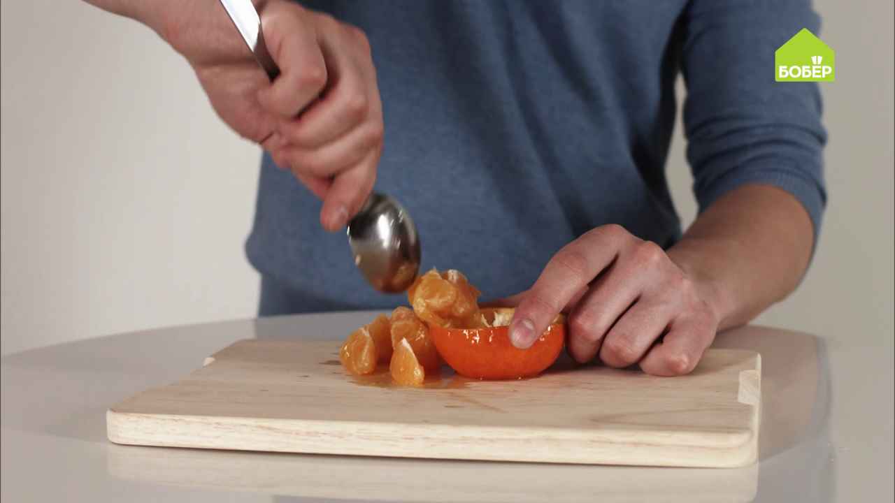 Свеча из апельсина