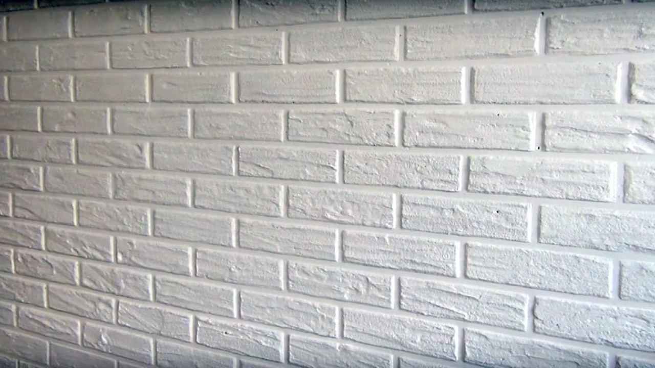 Имитация кирпичной стены своими руками из штукатурки (плиточного клея)