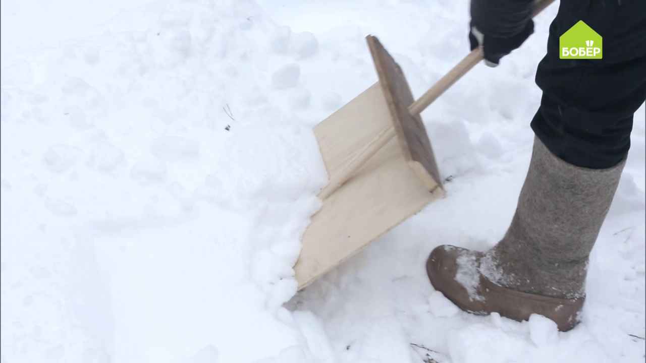 Лопата для снега своими руками