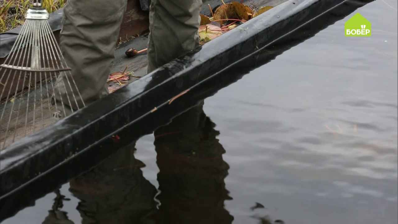 Как утеплить на зиму дачный водоём - Бобёр.ру