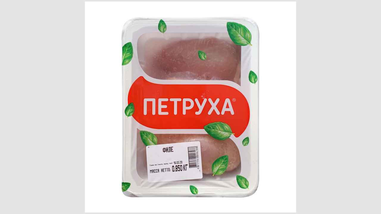 Продукты разделки и обвалки мяса птицы, большое филе тушки цыплят-бройлеров, охлажденное «Петруха»