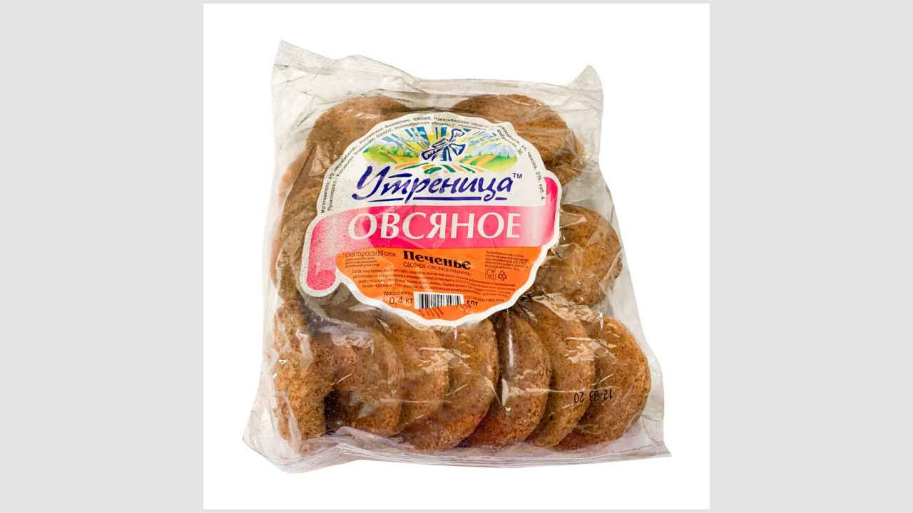 Печенье сдобное овсяное «Премиум» «Утреница»