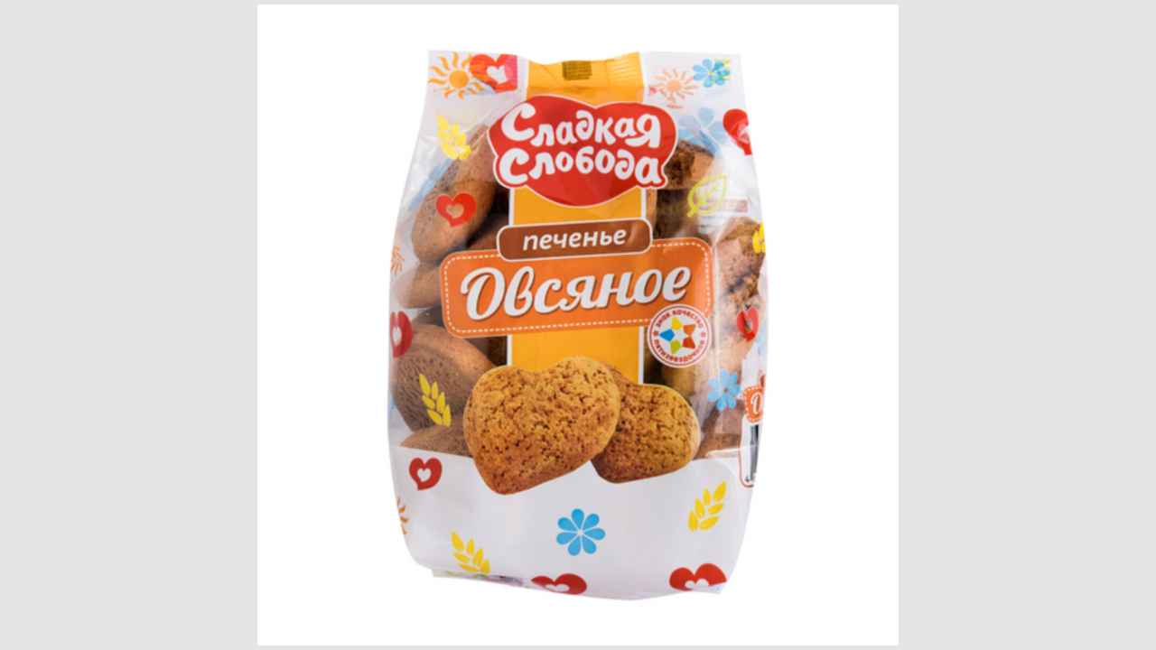 Печенье сдобное овсяное «Сладкая слобода»