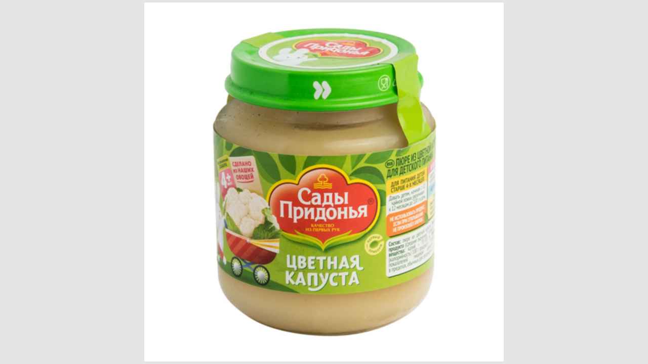 Пюре из цветной капусты для детского питания «Сады Придонья»