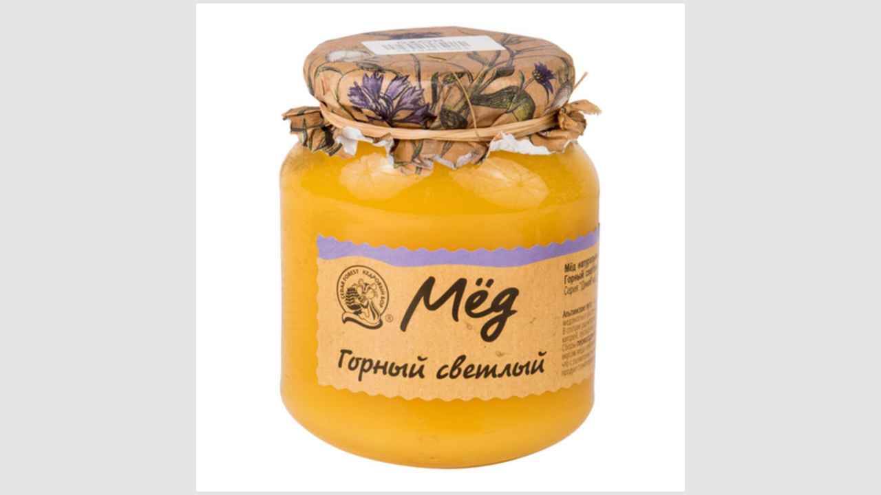 Мёд натуральный цветочный, горный, светлый, серия «Дикий мёд» «Кедровый бор»