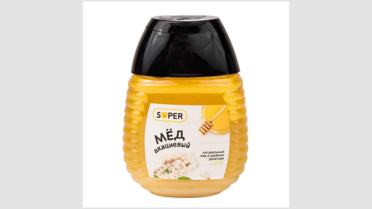 Мёд натуральный цветочный, фасованный (акациевый) Super