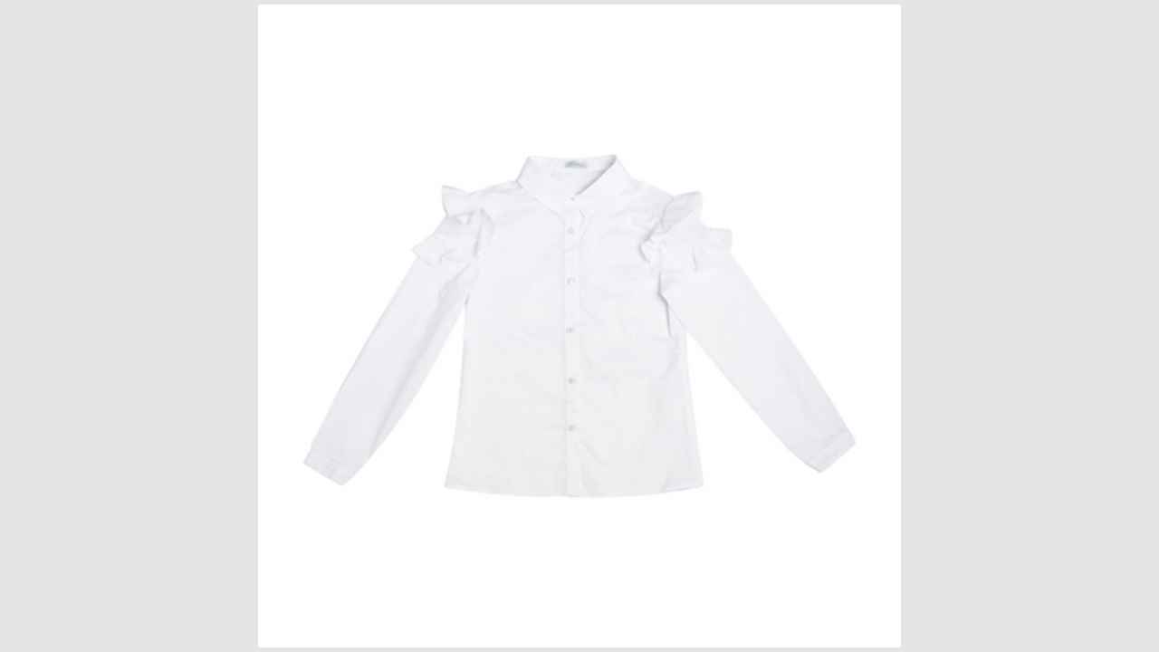 Блузка для девочек (длинный рукав) «Карамелли»