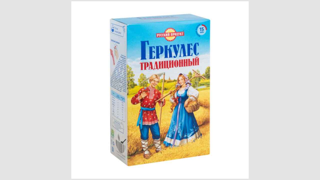 Хлопья овсяные, геркулес традиционный «Русский продукт»