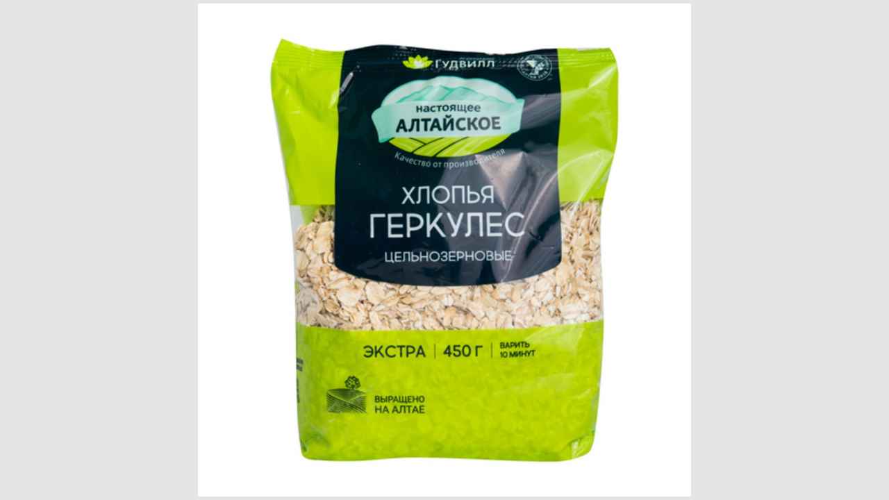 Хлопья овсяные, геркулес «Экстра» «Гудвилл»