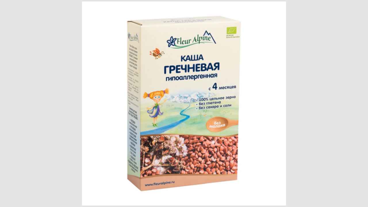 Каша гречневая, гипоаллергенная Fleur Alpine