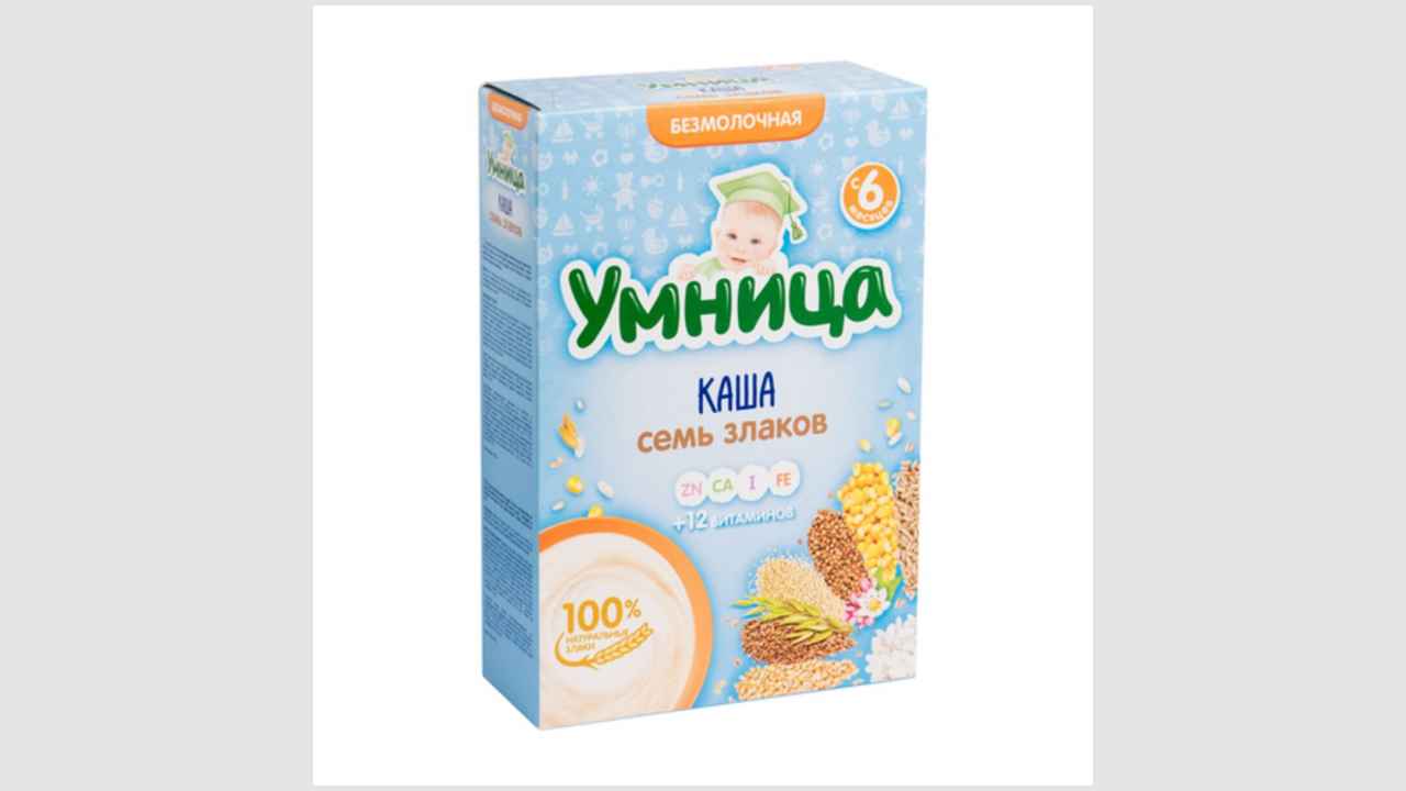 Безмолочная каша «Умница» «Семь злаков»