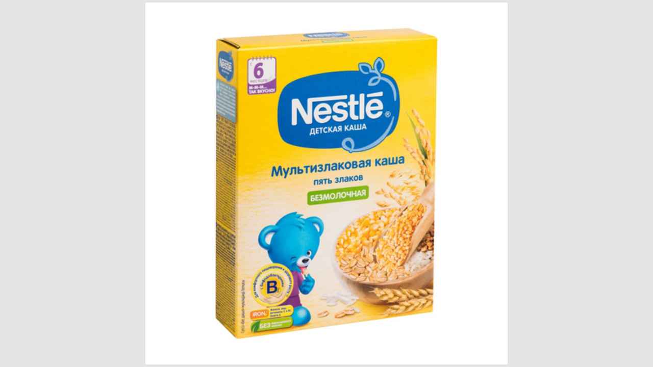 Мультизлаковая каша «Пять злаков» безмолочная Nestle