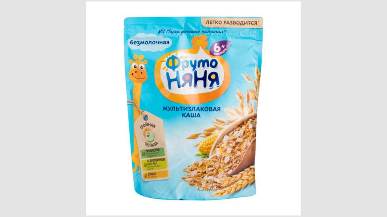 Безмолочная мультизлаковая каша «ФрутоНяня»