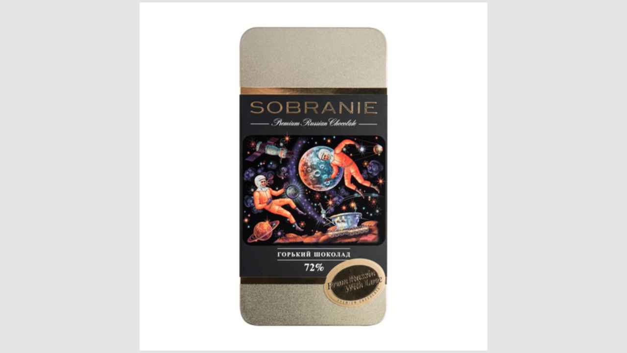 Горький шоколад 72% Sobranie