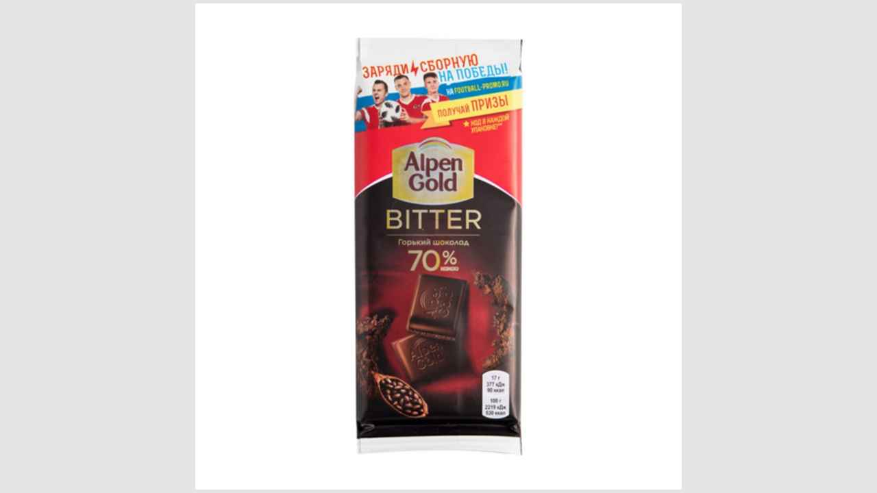 Шоколад горький Alpen Gold