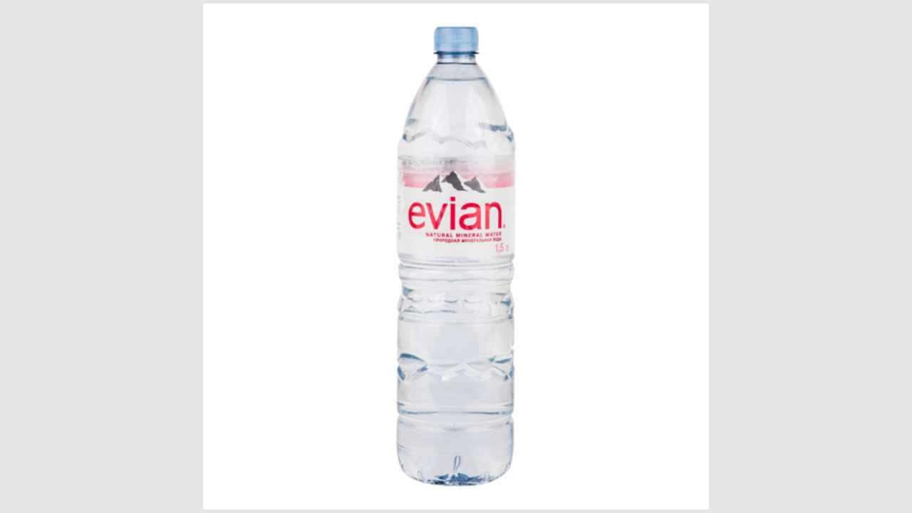 Вода минеральная, природная, питьевая, столовая Evian, негазированная