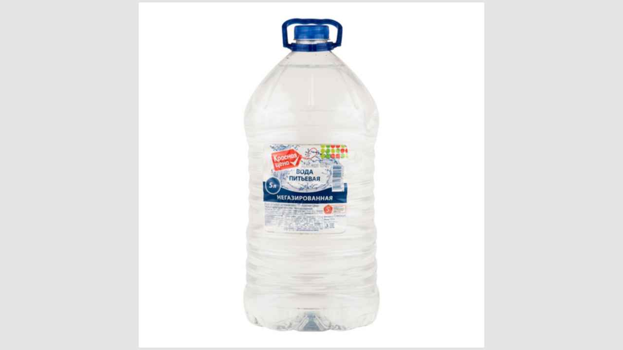 Вода питьевая артезианская, первой категории качества, негазированная «Красная цена» 