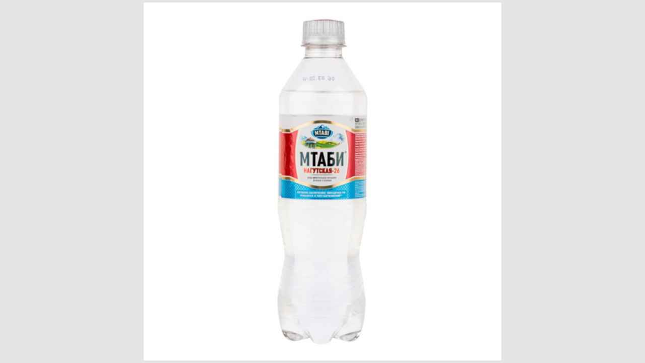 Вода минеральная, питьевая, лечебно-столовая «Нагутская-26», гидрокарбонатная, натриевая, газированная «Мтаби»