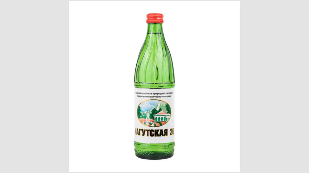 Вода минеральная, природная, питьевая, газированная, лечебно-столовая «Нагутская 26»