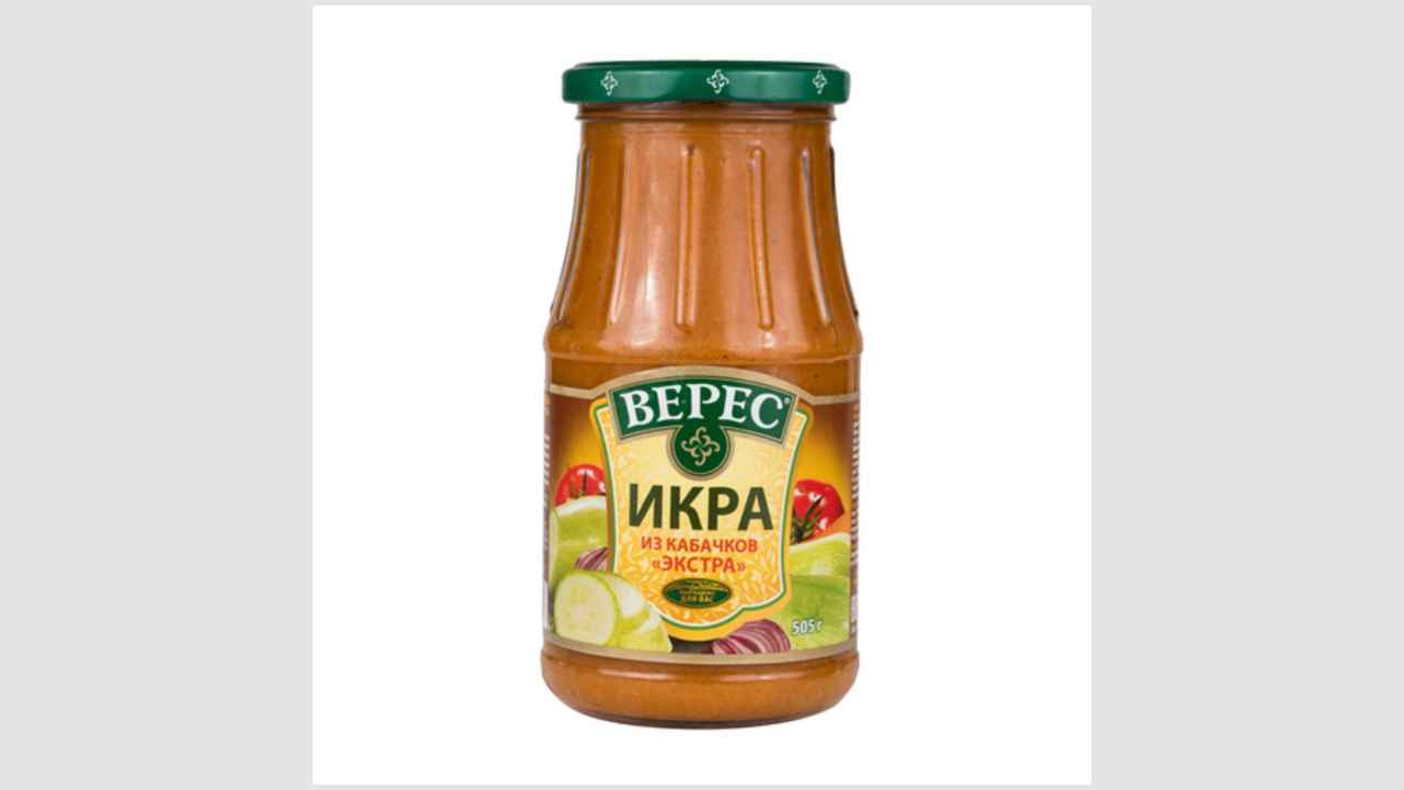 Консервы, икра из овощей, икра из кабачков «Экстра», стерилизованные